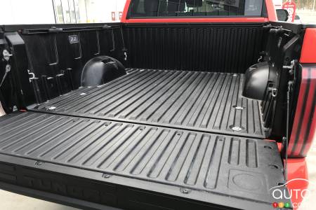 The bed of the TRD Pro
